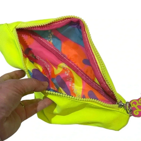 Barbie Fanny Pack Barbie the Movie Costume Halloween Hlighter Yellow/F Green - Picture 3 of 4